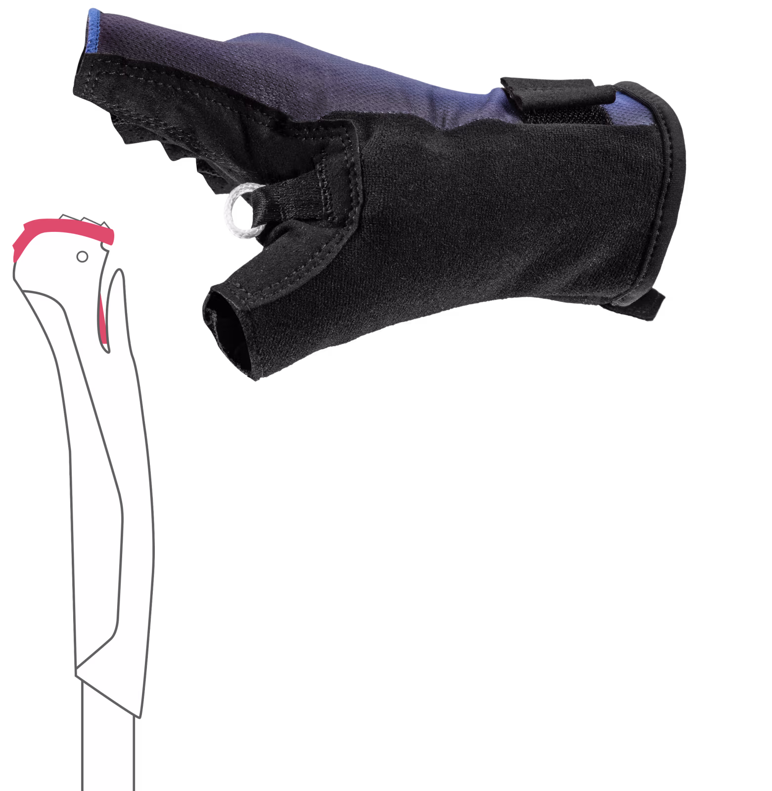 View the Leki Nordic Active Shark Glove online at Leki