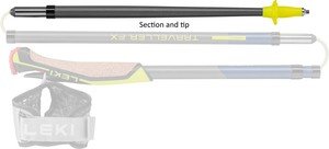 View the LEKI Traveller FX.One Carbon Lower Replacement Section — Nordic Walking & Trekking Poles online at Leki