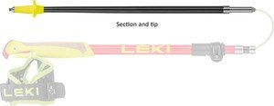 View the LEKI Ultratrail FX Junior Lower Replacement Section — Trail Running Poles online at Leki