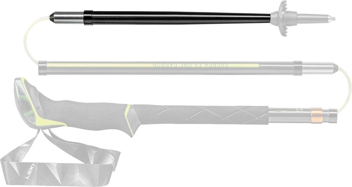 Buy the LEKI Sherpa FX.One Carbon Lower Replacement Pole Section — 16 mm | Tip Section online at Leki