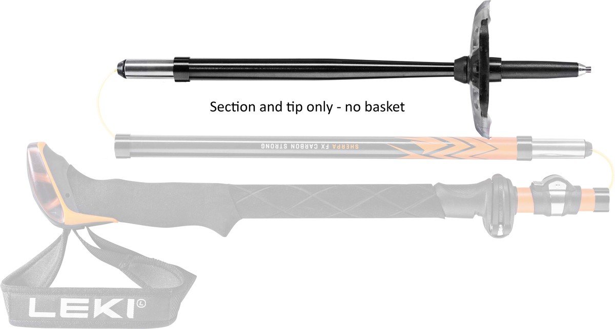 Buy the LEKI Sherpa FX Carbon Strong Lower Replacement Section — Mountaineering Poles online at Leki