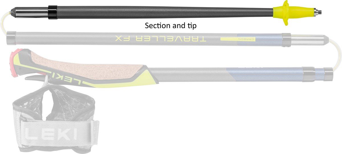 Buy the LEKI Traveller FX.One Carbon Lower Replacement Section — Nordic Walking & Trekking Poles online at Leki